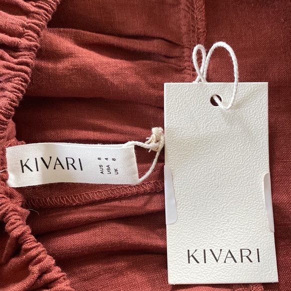 KIVARI Clove Mini Dress in Rust color NWT XS - Picture 13 of 13